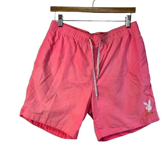 PacSun Playboy Nylon Beach Shorts neon short - Picture 4 of 16